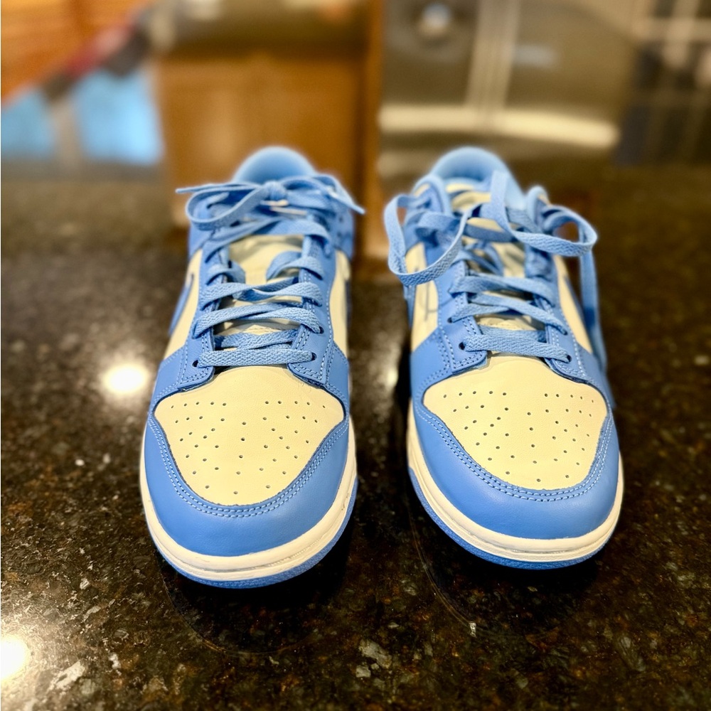 Nike Blue and Cream Sneakers